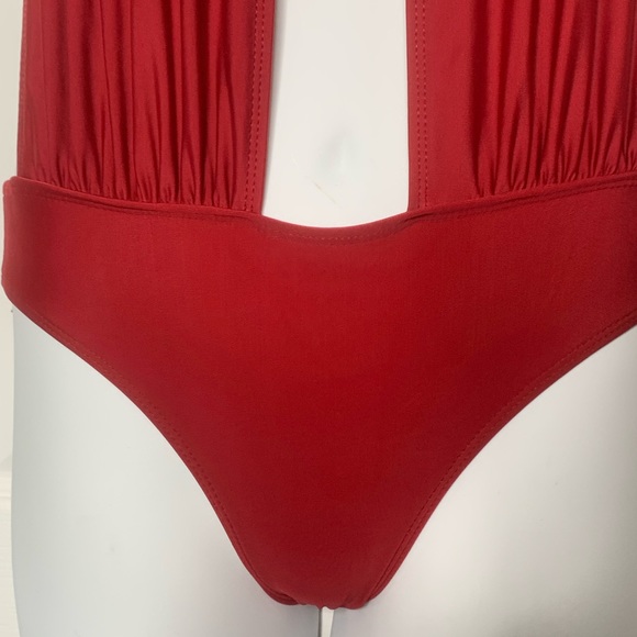 🎈Red Bathing suit 🩱 New Size Medium Petite - Picture 5 of 12
